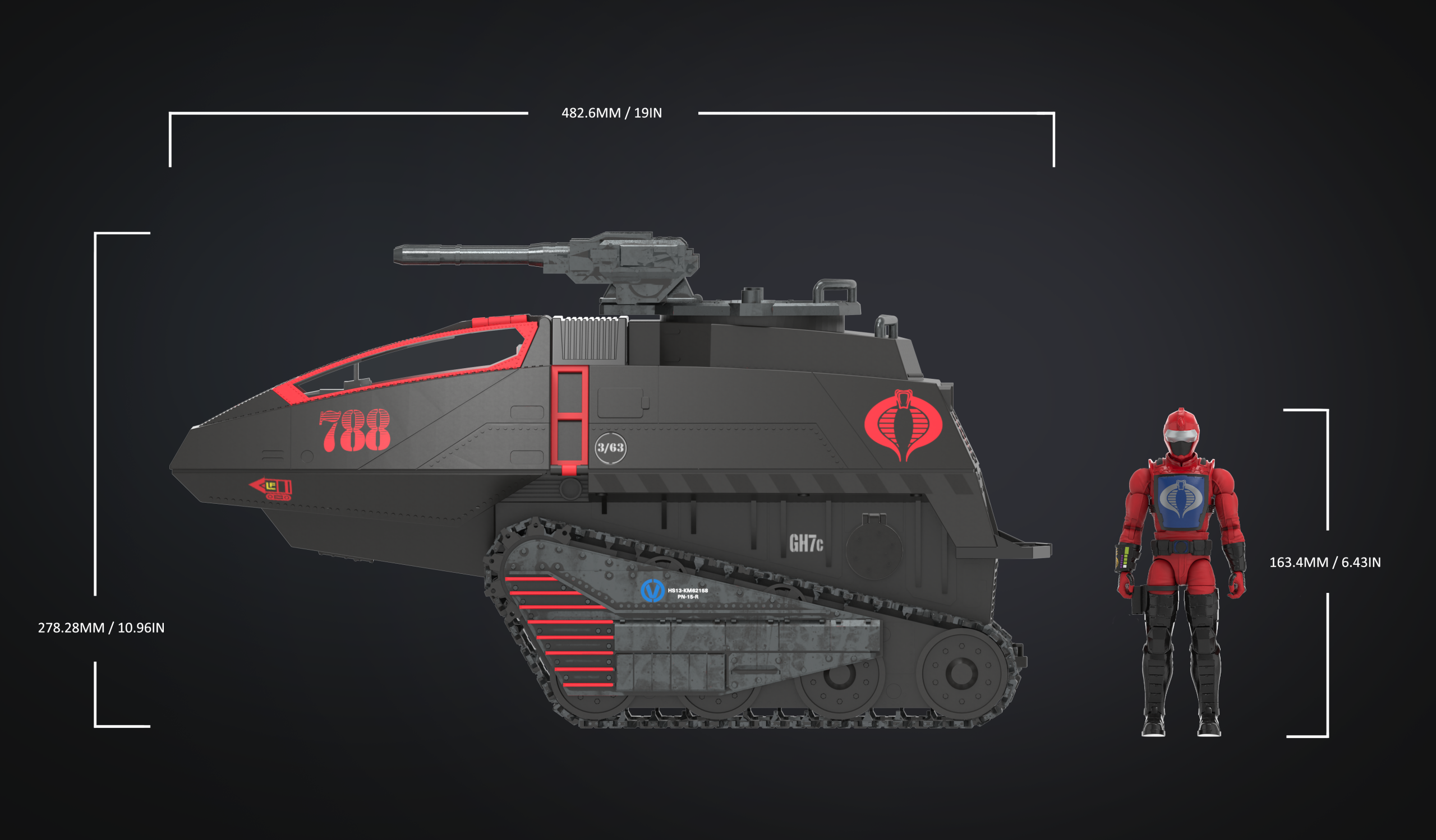 G.I. Joe Classified Series Cobra H.I.S.S. - Imagen 12