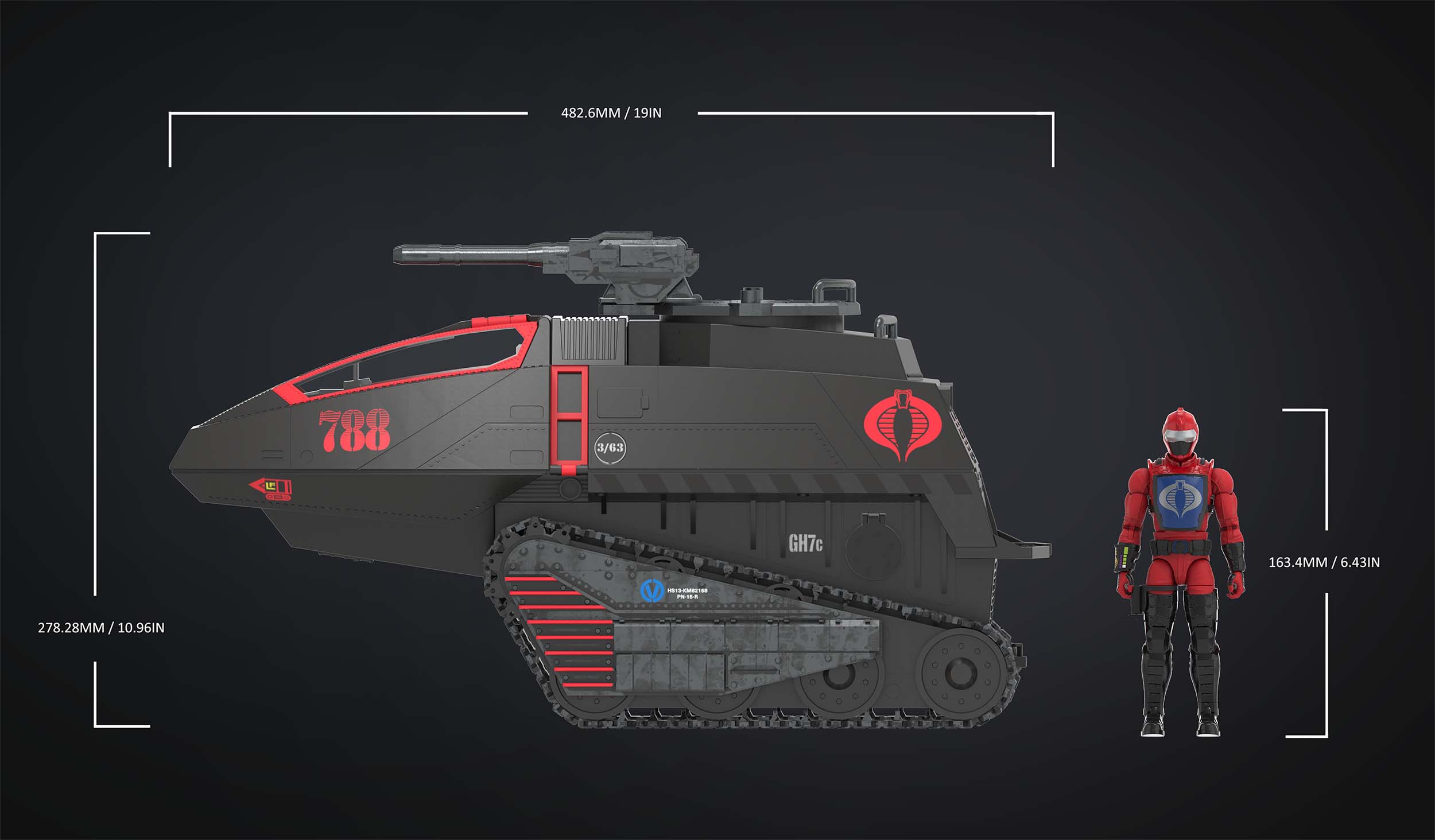 G.I. Joe Classified Series Cobra H.I.S.S. - Imagen 15