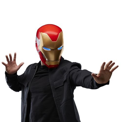 Marvel Legends Series Iron Man Premium Electronic Helmet - Imagen 5