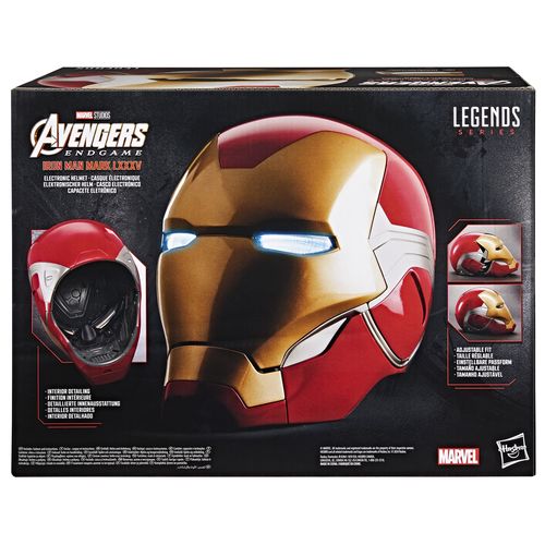 Marvel Legends Series Iron Man Premium Electronic Helmet - Imagen 2