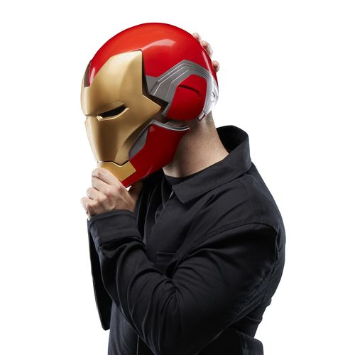 Marvel Legends Series Iron Man Premium Electronic Helmet - Imagen 7