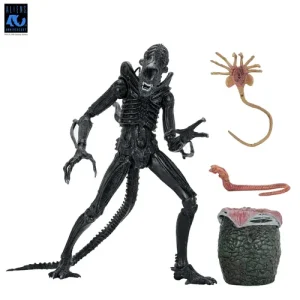 Aliens 40th Anniversary Warrior Xenomorph Black Ultimate Af