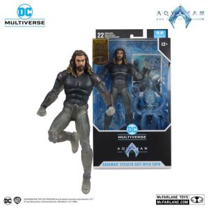 Aquaman y el Reino Perdido Figura DC Multiverse Aquaman (Stealth Suit with Topo) (Gold Label) 18 cm