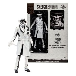 Batman: Three Jokers DC Multiverse Figura The Joker: The Comedian Sketch Edition (Gold Label) 18 cm