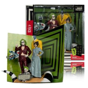 Beetlejuice Beetlejuice 4-Pack Movie Maniacs