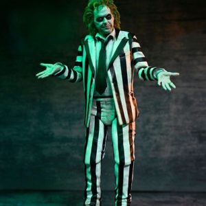 Beetlejuice Beetlejuice Figura 7 Scale Ultimate Striped Suit Beetlejuice 18 cm