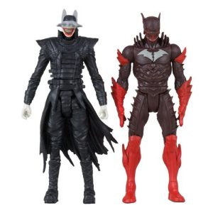 DC Direct Gaming Figuras & Cómic Batman Who Laughs & Red Death (Dark Nights Metal #1) 8 cm
