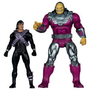DC Multiverse Figura Megafig Pack de 2 Mongul vs Superman (Return of Superman) 25 cm