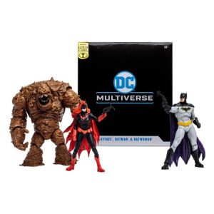 DC Multiverse Figuras Multipack Clayface, Batman & Batwoman (DC Rebirth) (Gold Label) 18 cm
