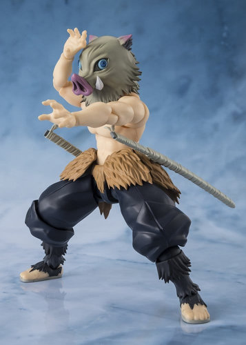 Demon Slayer: Kimetsu no Yaiba Figura S.H. Figuarts Inosuke Hashibira 14 cm - Imagen 7