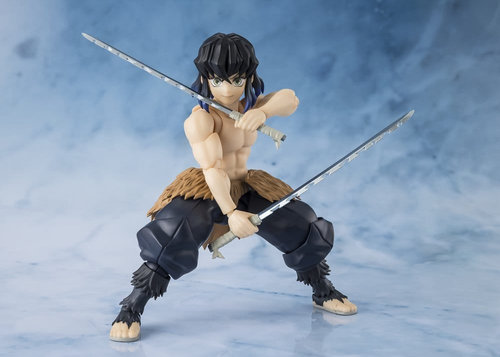 Demon Slayer: Kimetsu no Yaiba Figura S.H. Figuarts Inosuke Hashibira 14 cm - Imagen 6