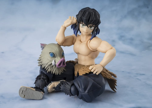 Demon Slayer: Kimetsu no Yaiba Figura S.H. Figuarts Inosuke Hashibira 14 cm - Imagen 4