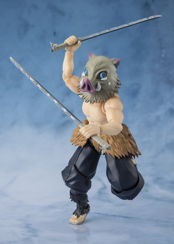 Demon Slayer: Kimetsu no Yaiba Figura S.H. Figuarts Inosuke Hashibira 14 cm - Imagen 3