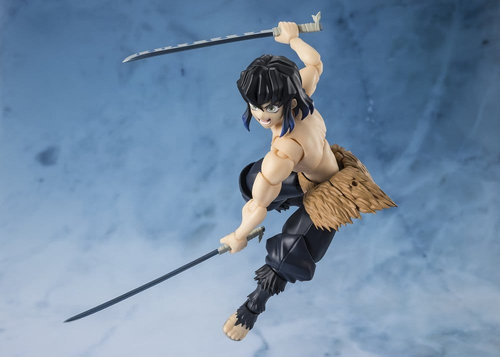 Demon Slayer: Kimetsu no Yaiba Figura S.H. Figuarts Inosuke Hashibira 14 cm - Imagen 2