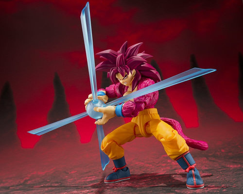 Dragon Ball Figura S.H. Figuarts Super Saiyan 4 Son Goku -Daima- 15 cm - Imagen 5