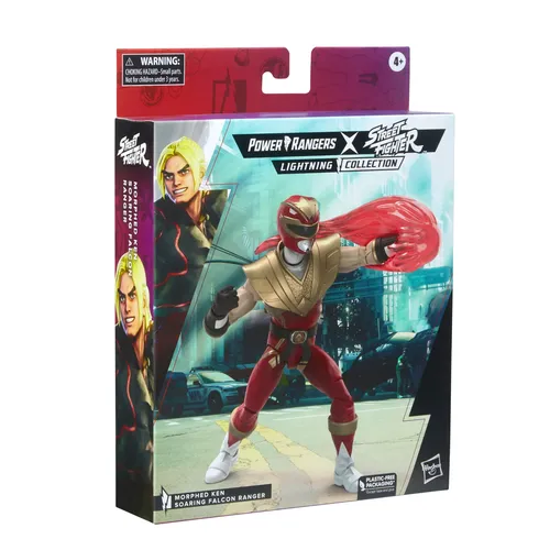 Power Rangers X Street Fighter Lightning Collection Morphed Ken Soaring Falcon - Imagen 2