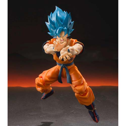 Figura Goku Super Saiyan God SH Figuarts Dragon Ball Super 14 cm - Imagen 3