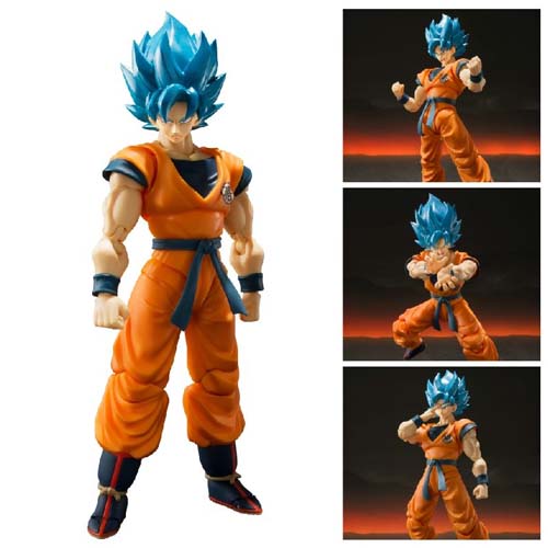 Figura Goku Super Saiyan God SH Figuarts Dragon Ball Super 14 cm