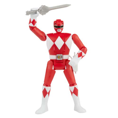 Power Rangers Retro-Morphin Red Ranger Jason Fliphead - Imagen 2