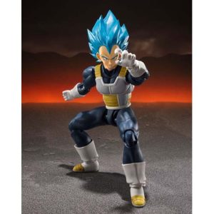 Figura Super Saiyan God Vegeta 14 cm. Dragon Ball Super Broly S.H. Figuarts