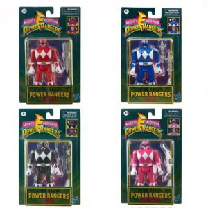 Power Rangers Figuras Retro Collection Pack 4