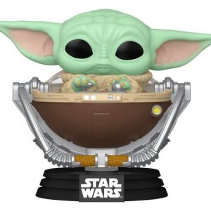 Funko Pop! The Mandalorian and Grogu Grogu in Pram