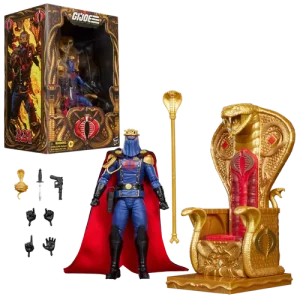 G.I. Joe Classified Series #221, Cobra Commander in dress uniform & throne