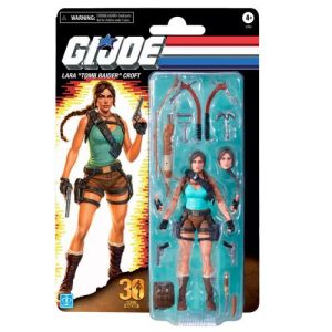 G.I. Joe Classified Series Retro Cardback Collaborative Lara Croft TOMB RAIDER