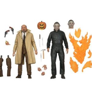 Halloween II Pack de 2 Figuras Ultimate Michael Myers & Dr Loomis 18 cm