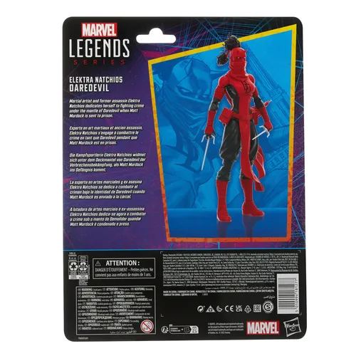 Hasbro Marvel Legends Series Elektra Natchios Daredevil - Imagen 4