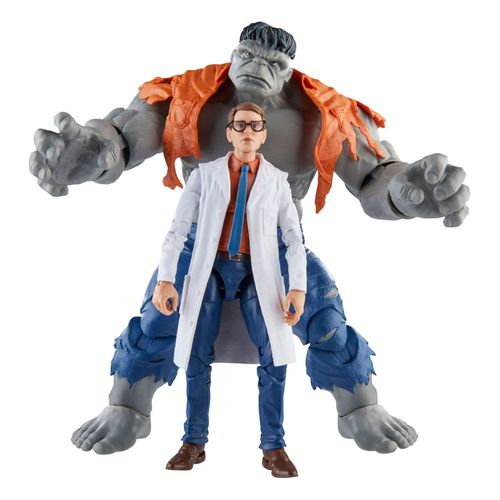 Hasbro Marvel Legends Series Gray Hulk and Dr. Bruce Banner - Imagen 2