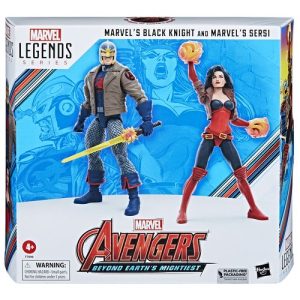 Hasbro Marvel Legends Series Marvel's Black Knight and Marvel's Sersi