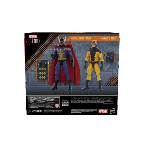 Hasbro Marvel Legends Series Marvel's Nighthawk and Marvel's Blur - Imagen 13