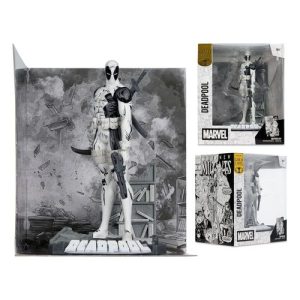 Marvel Collection Estatua PVC 1/10 Deadpool (The New Mutants #98) (Line Art) (Gold Label) 17 cm