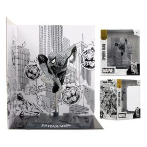 Marvel Collection Estatua PVC 1/10 Spider-Man (Spider-Man #6)(Line Art)(Gold Label) 10 cm