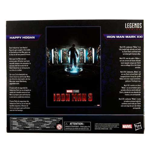 Hasbro Marvel Legends Series Happy Hogan and Iron Man Mark 21 - Imagen 3