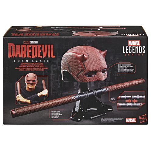 Marvel Legends Series Daredevil: Born Again Premium Roleplay Mask and Billy Club - Imagen 2