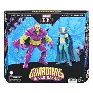 Marvel Legends Series Drax the Destroyer and Marvel's Moondragon