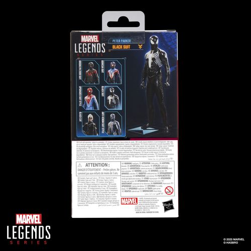 Marvel Legends Series Gamerverse Peter Parker Black Suit - Imagen 3