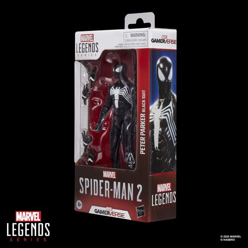 Marvel Legends Series Gamerverse Peter Parker Black Suit - Imagen 2