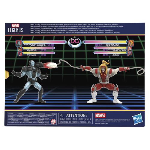 Marvel Legends Series Gamerverse War Machine vs Omega Red - Imagen 3