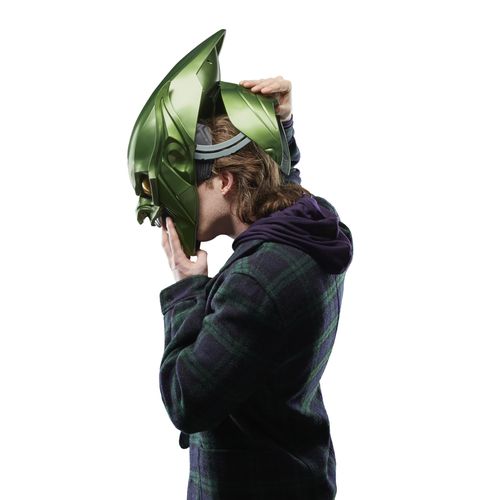 Marvel Legends Series Green Goblin Roleplay Helmet Spider-Man: No Way Home - Imagen 16