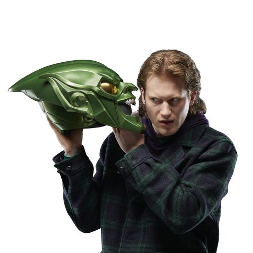 Marvel Legends Series Green Goblin Roleplay Helmet Spider-Man: No Way Home - Imagen 9