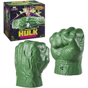 Marvel Legends Series Incredible Hulk Premium Role-play Fists with Smash 'N Bash Sound FX