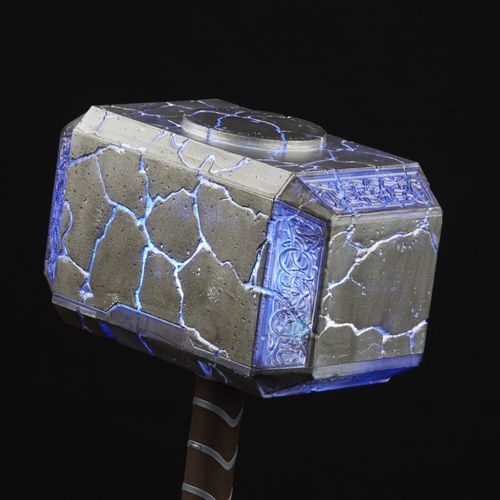 Marvel Legends Series Mighty Thor Mjolnir Electronic Hammer - Imagen 6