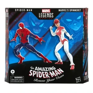 Marvel Legends Series Spider-Man and Marvel’s Spinneret