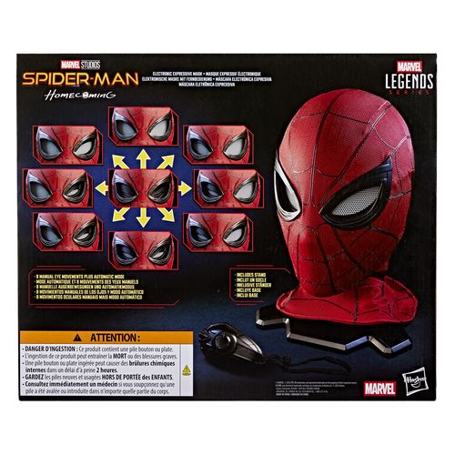 Marvel Legends Series Spider-Man Electronic Expressive Mask - Imagen 5