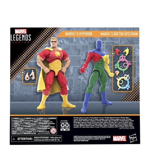 Hasbro Marvel Legends Series Squadron Supreme Marvel's Hyperion and Marvel's Doctor Spectrum - Imagen 2