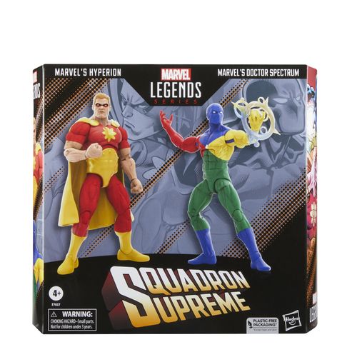 Hasbro Marvel Legends Series Squadron Supreme Marvel's Hyperion and Marvel's Doctor Spectrum