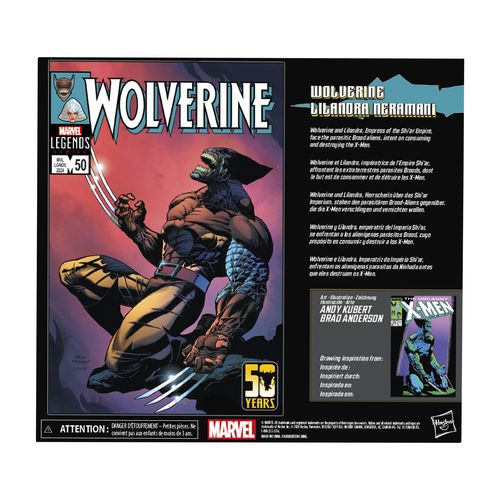 Marvel Legends Series Wolverine and Lilandra Neramani - Imagen 2